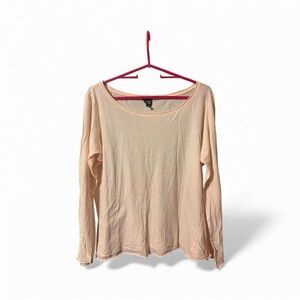 Eileen Fisher Long Sleeve Top – XL – Light Pink